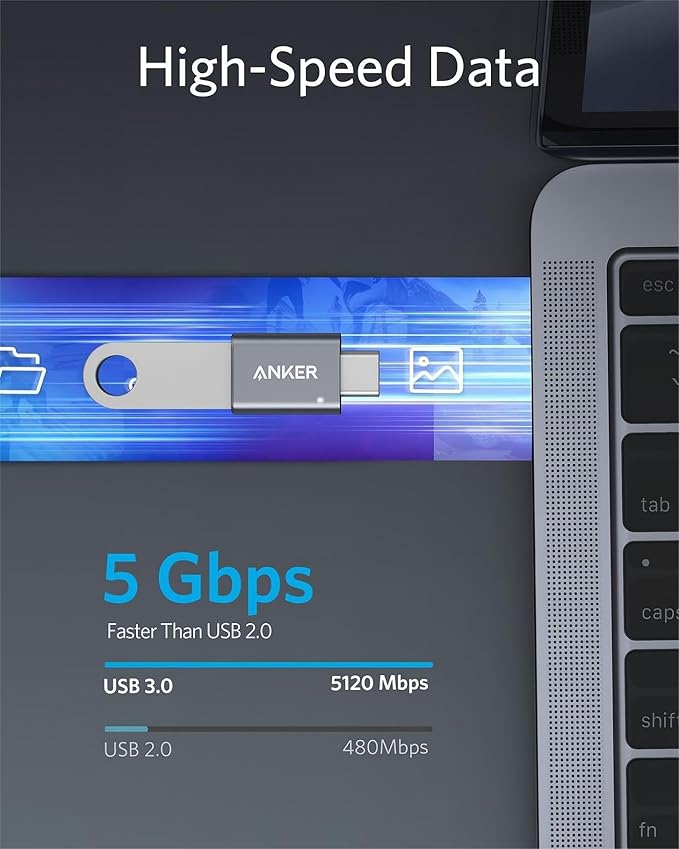 Anker Adaptateur USB-C (2 pièces, USB 3.0 femelle)
