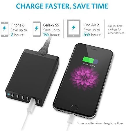 Anker Chargeur Secteur USB PowerPort 6 Ports 60W