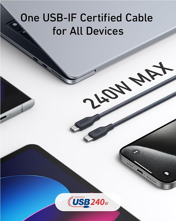 PowerBank Anker MagGo (10K) + câble USB-C