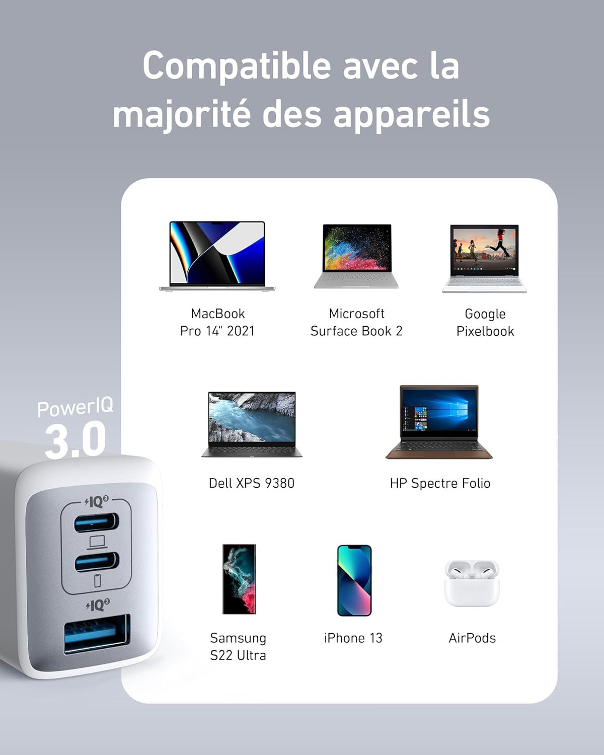 Anker Chargeur USB C (Nano II 65 W)