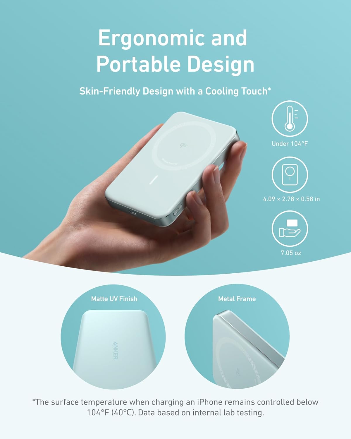 PowerBank Anker MagGo (10K, Slim)