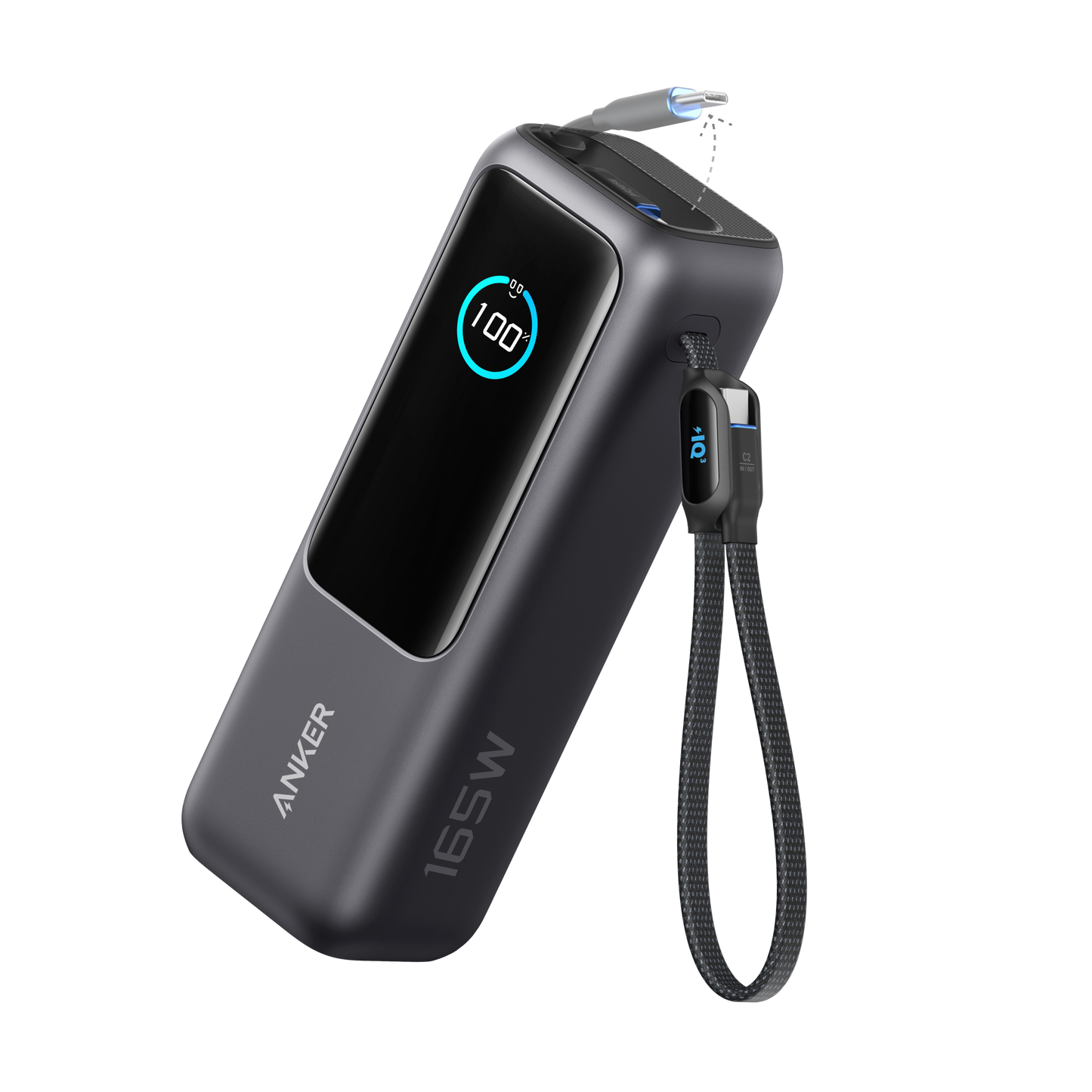 Chargeur Anker Prime (160 W, 3 ports) +PowerBank Anker (25K, 165 W)