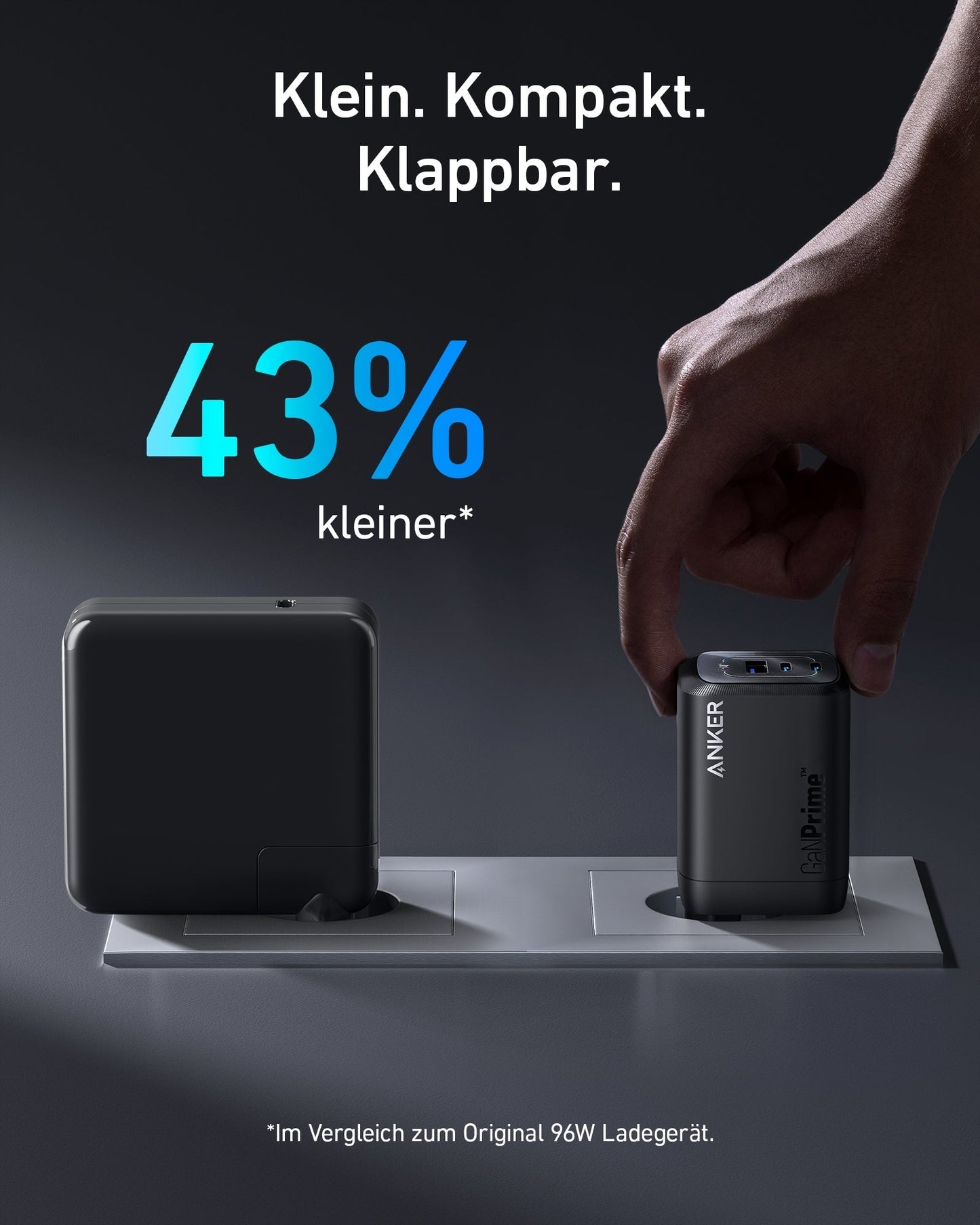 Anker Prime chargeur USB-C GaN 100 W + Câble USB-C vers USB-C Anker Prime (240 W)