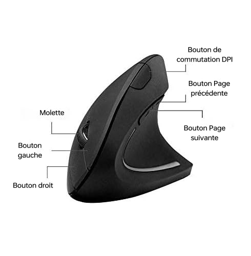 Anker 2.4G Wireless Vertical Ergonomic Optical Mouse