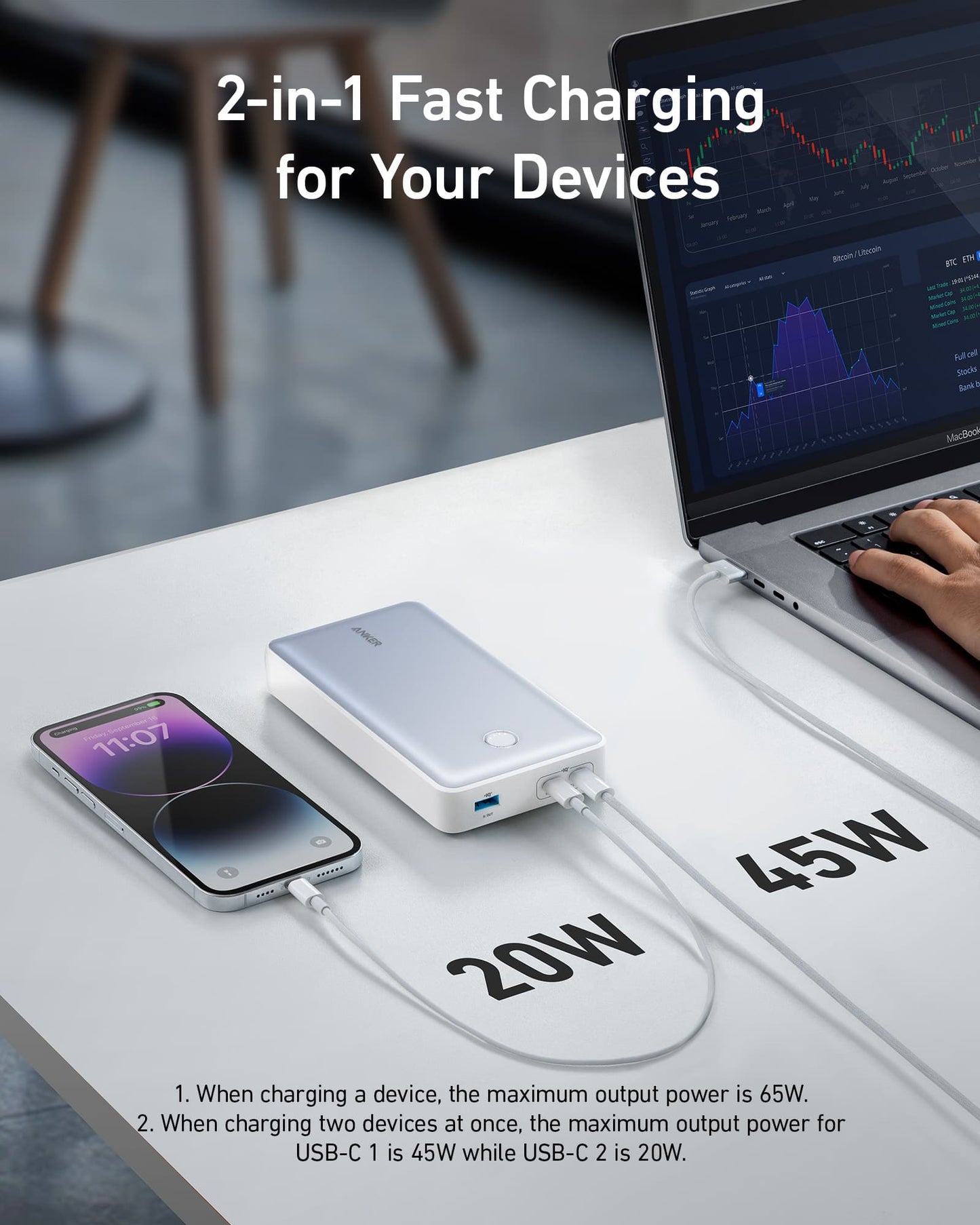 Anker <b>537</b> PowerBank (PowerCore 24K pour ordinateur portable)