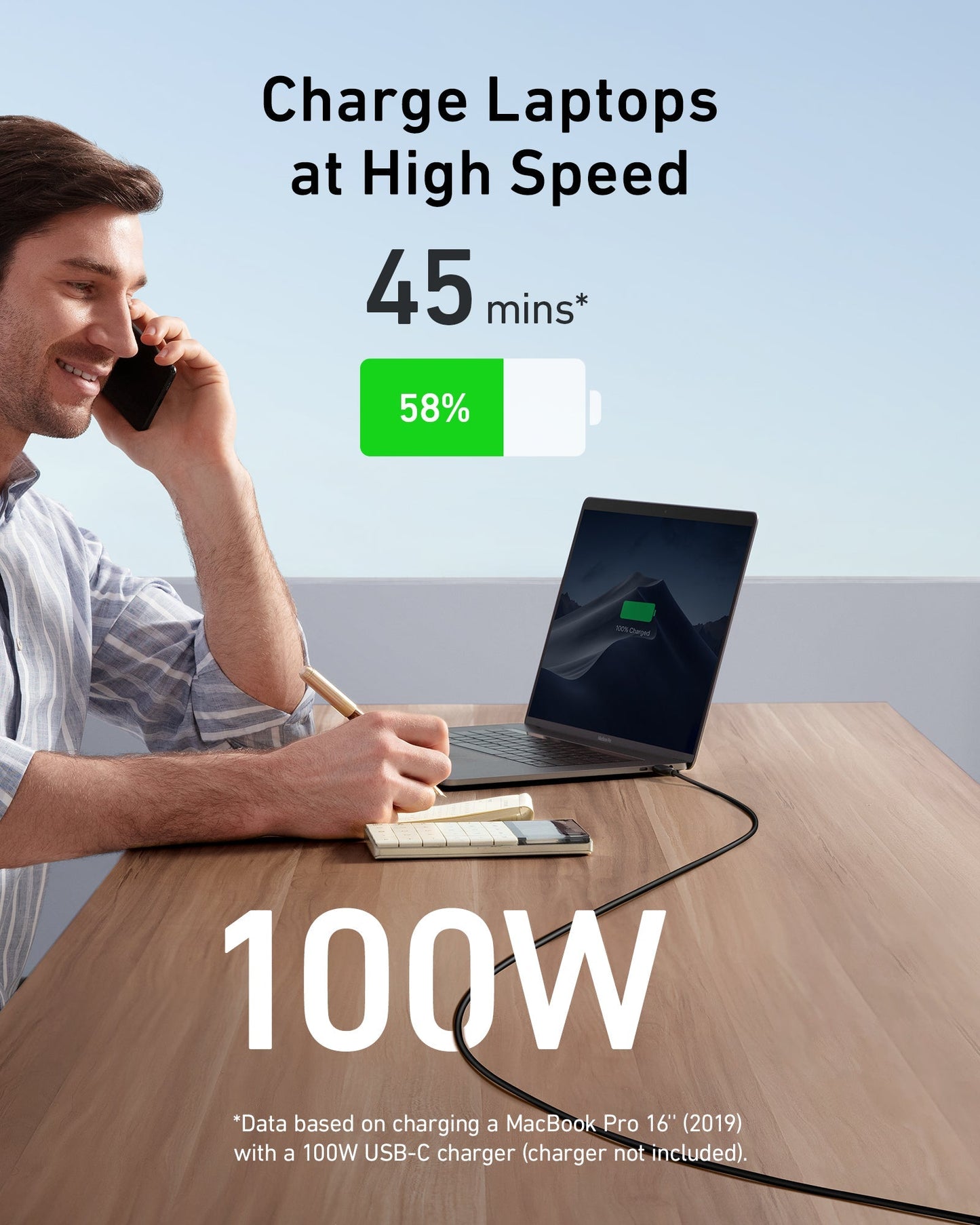 Anker PowerLine III Câble de charge USB-C vers USB-C 2.0