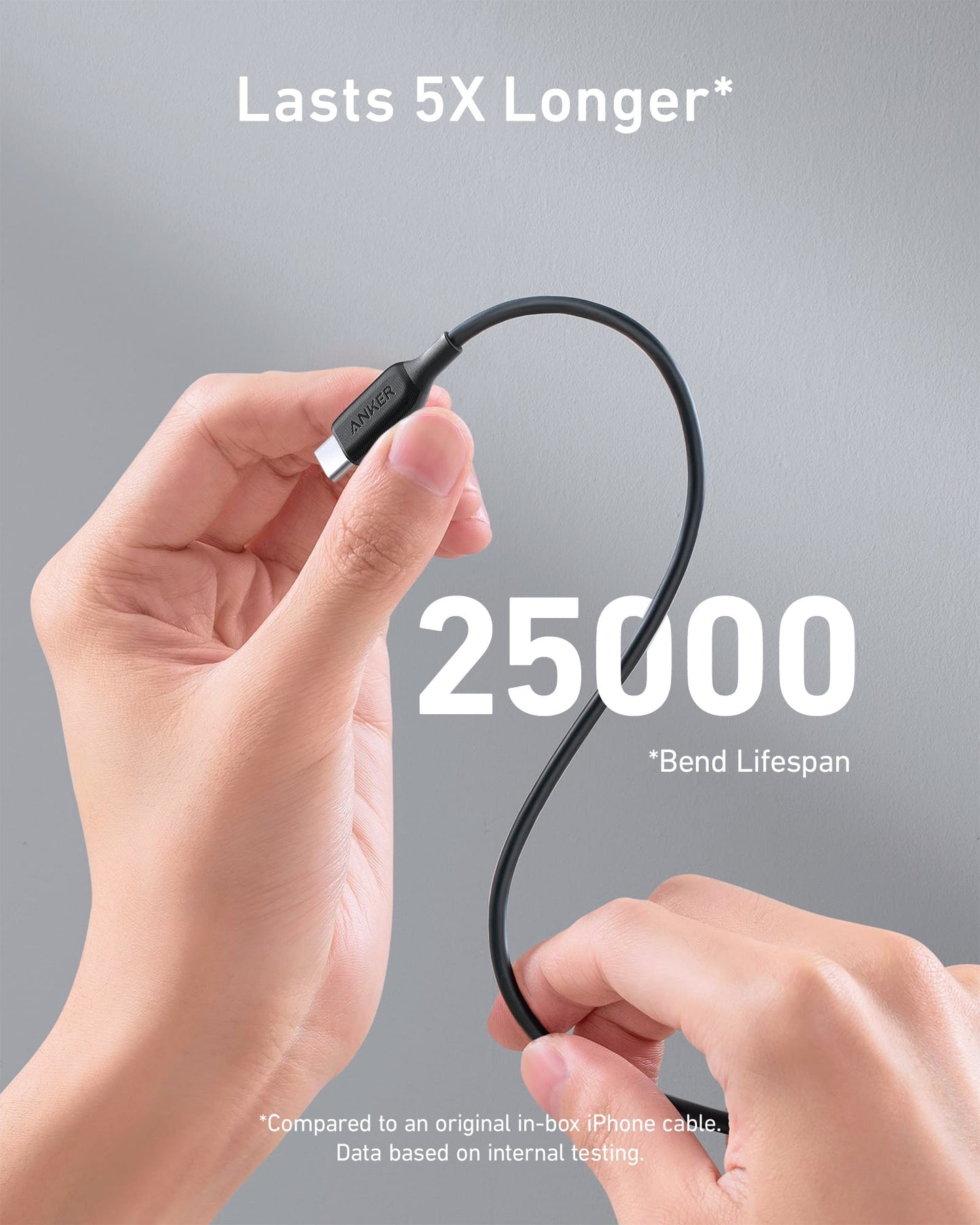 Anker PowerLine III Câble de charge USB-C vers USB-C 2.0