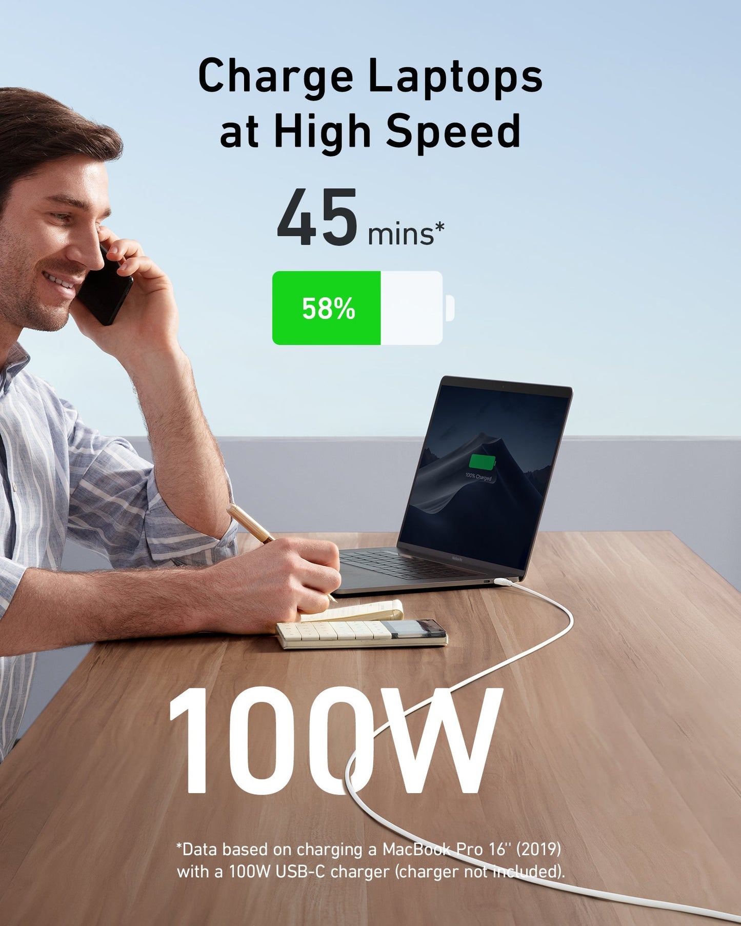 Anker PowerLine III Câble de charge USB-C vers USB-C 2.0