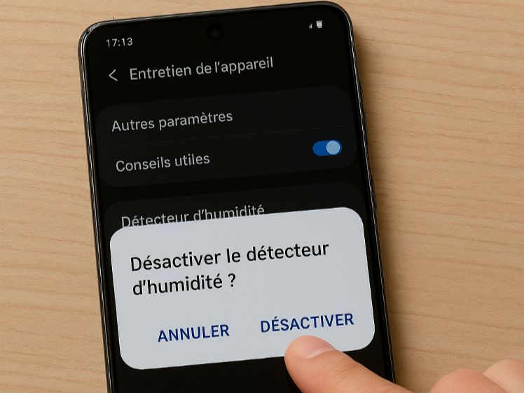Comment désactiver le détecteur d’humidité Samsung