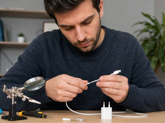 Comment réparer un chargeur iPhone