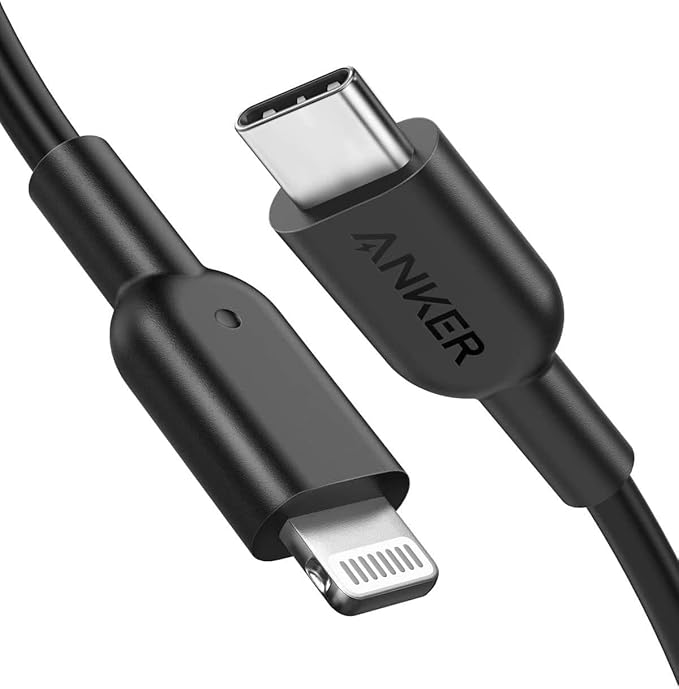 Anker Powerline II Câble USB C vers Lightning [1,8 m certifié MFi]