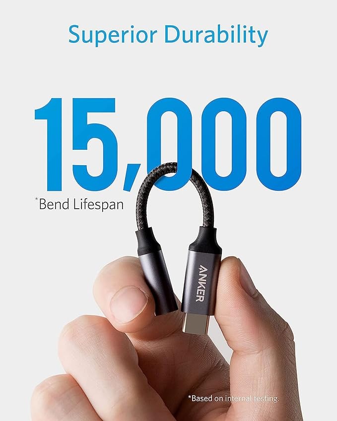 Anker Adaptateur USB-C Audio (3,5 mm, câble tressé)