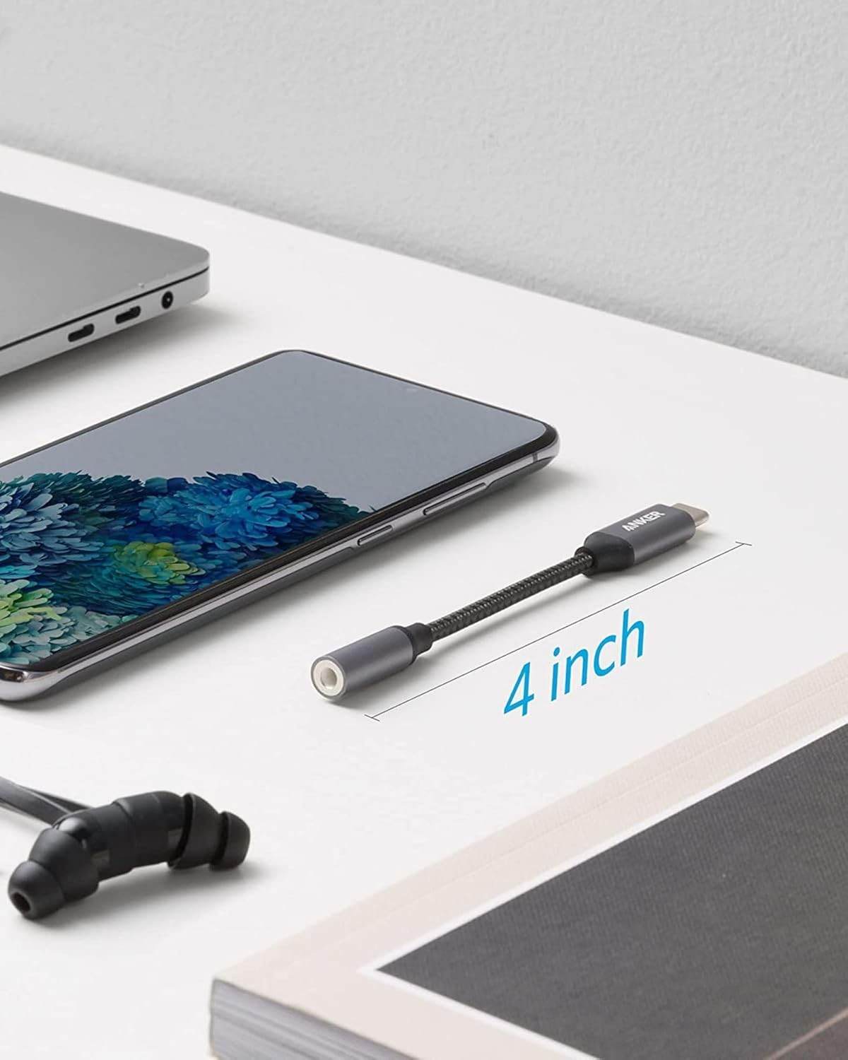Anker Adaptateur USB-C Audio (3,5 mm, câble tressé)