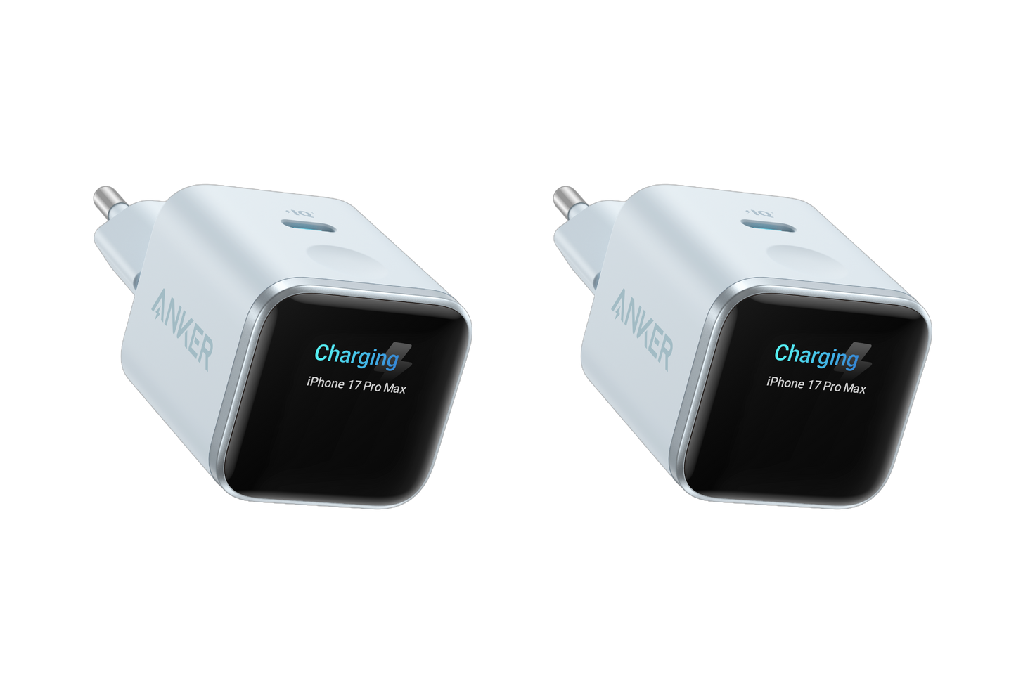 Chargeur Anker Nano (45 W, écran intelligent) | Lot de 2