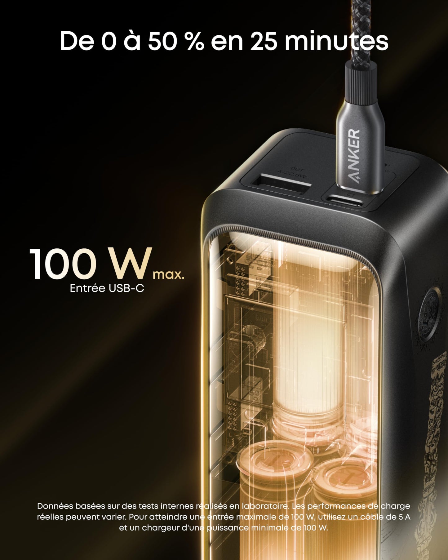 Batterie externe Anker Prime (20K, 220 W) édition Black Myth