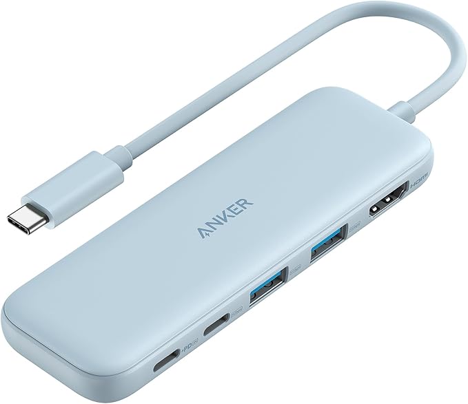 Anker Hub USB-C (5-en-1, HDMI 4K, MacBook/PC)