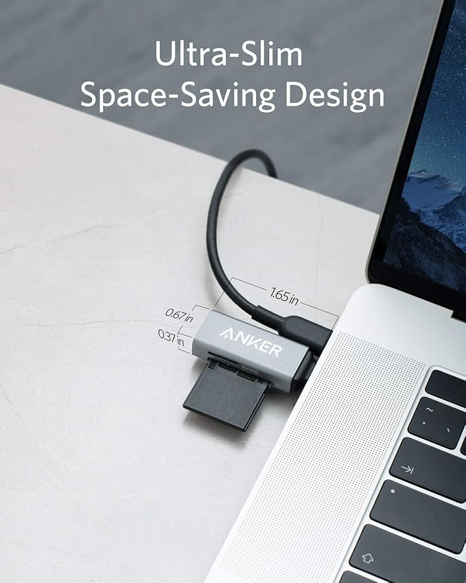 Anker Lecteur de Carte USB-C (2-en-1, SD/MicroSD)