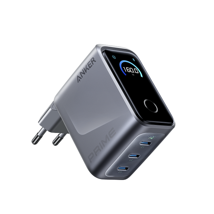 Chargeur Anker Prime (160 W, 3 ports) +PowerBank Anker (25K, 165 W)