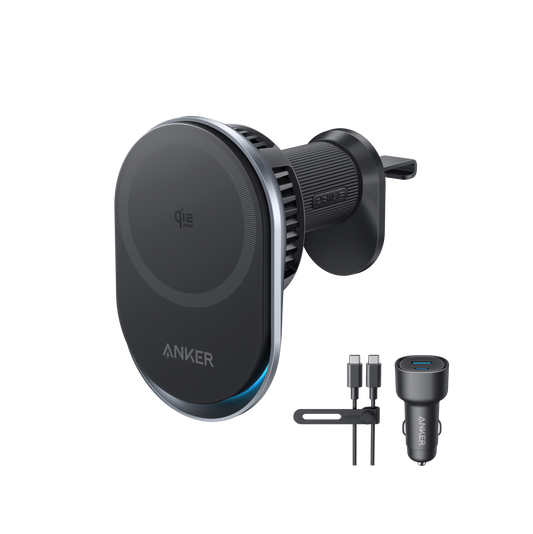 Chargeur sans fil Qi2 Anker Prime, pour port allume-cigare (MagGo, AirCool, Pad)