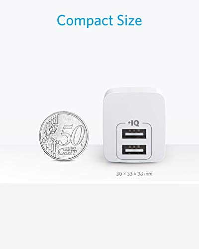 Anker Chargeur USB PowerPort Lot de 2 Mini Chargeurs muraux USB Ultra Compact 2