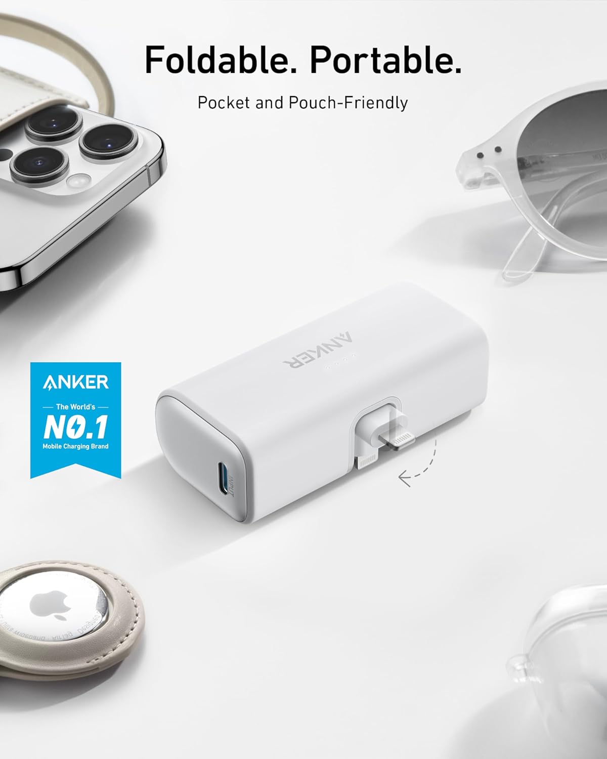 Anker 621 Power Bank (Built-In Lightning Connector, 12W)
