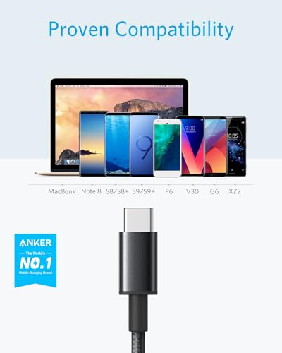 Anker cable 331 USB C vers USB 2.0 double tressé (5 x 1,8m)