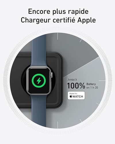 Anker station de recharge à induction MagGo (3-en-1, Pad)