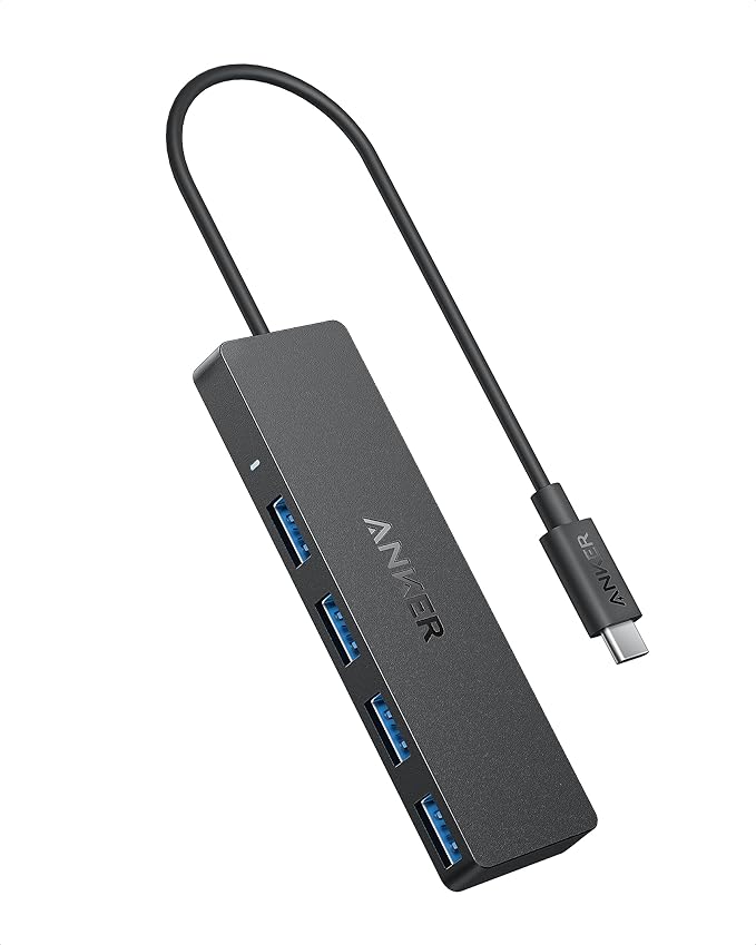 Anker Hub USB-C (3 ports USB 3.0, OTG, câble 20 cm)