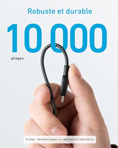 Anker 310 Câble de Charge USB-C vers USB-C (3 ft Tressé)