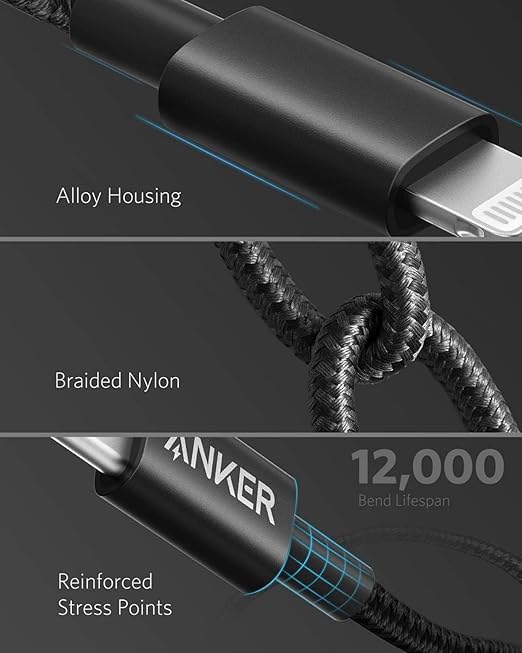 Câble USB C vers Lightning [1m, certifié Apple MFi]