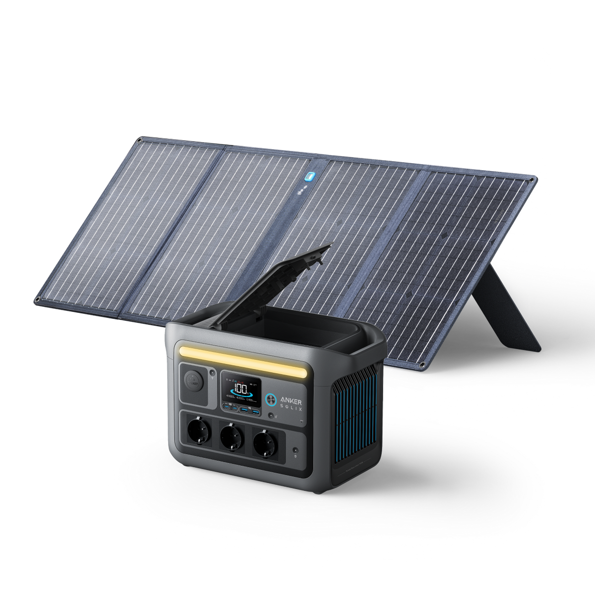 Anker SOLIX C800 générateur solaire + panneau solaire 100 W