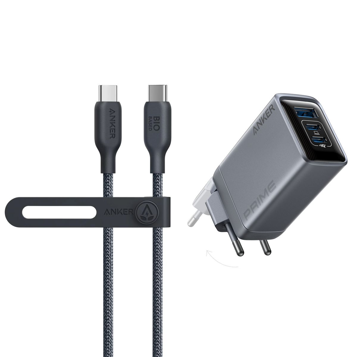 Chargeur Anker Prime (100 W) + câble USB-C