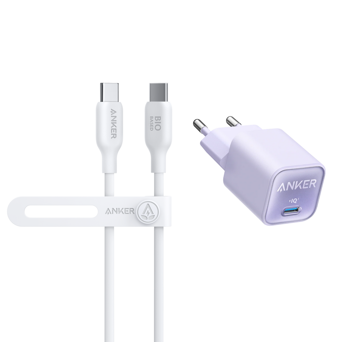 Chargeur Anker (Nano Pro) + Câble USB-C
