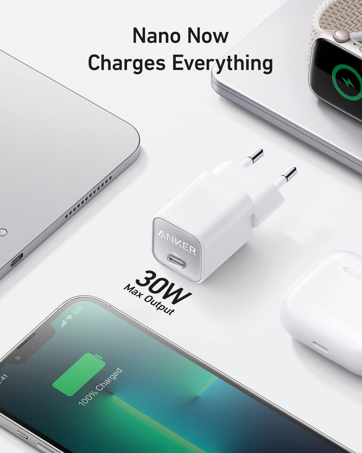 Chargeur Anker (Nano Pro) + Câble USB-C