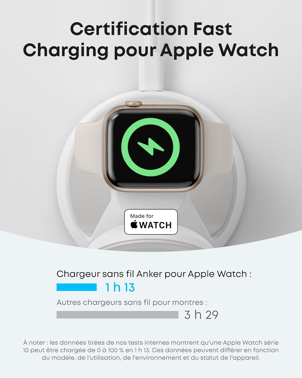 Station de charge sans fil Anker MagGo (3-en-1, station d’accueil)