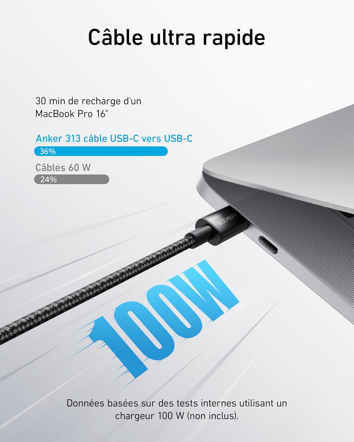 Anker Câble USB C vers USB C