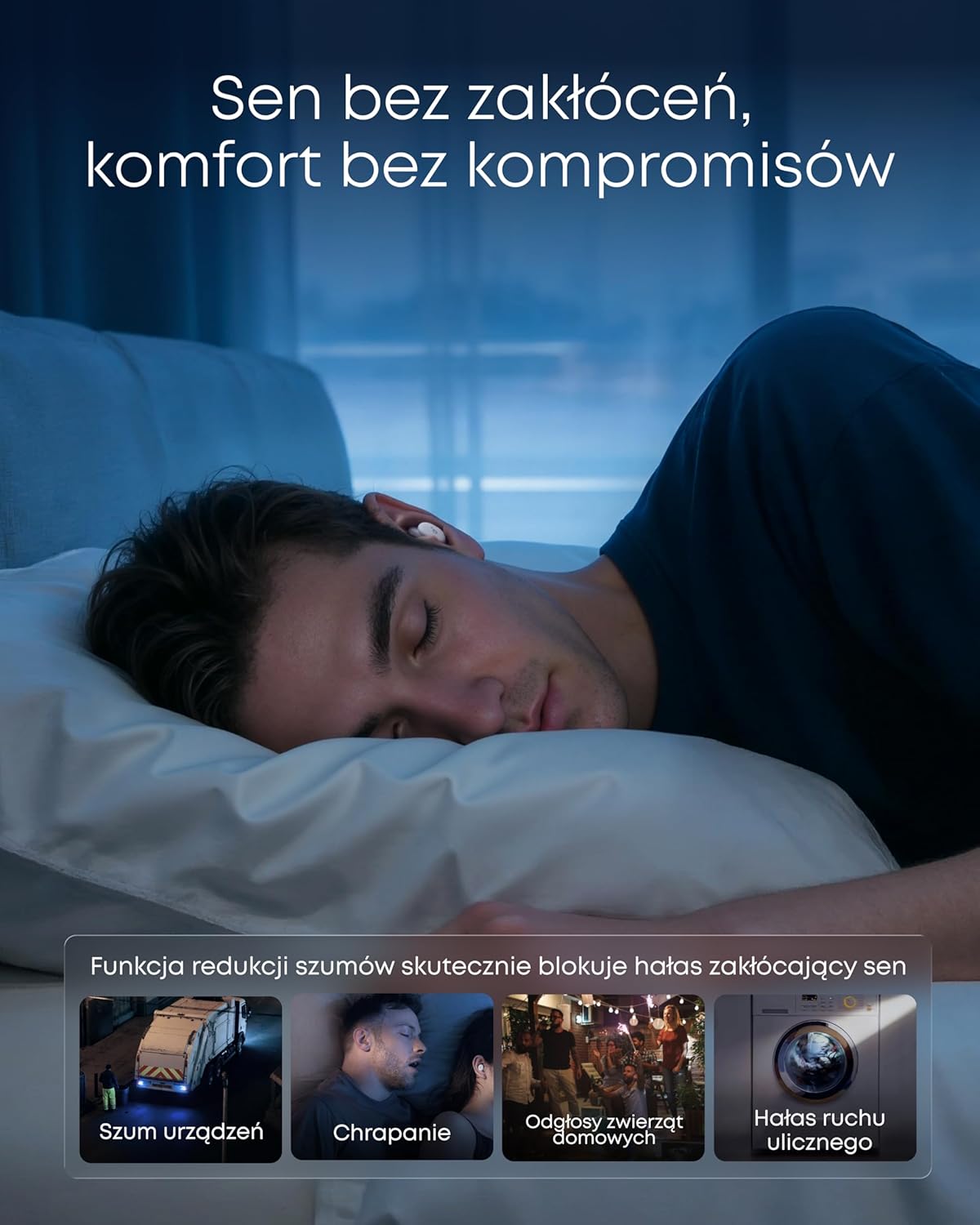soundcore Sleep A30 | Les tout premiers écouteurs de sommeil Smart ANC