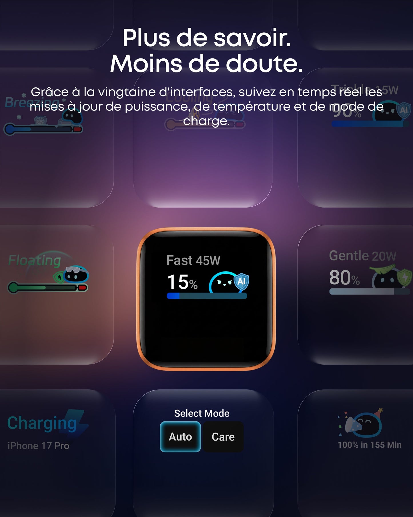 Chargeur Anker Nano (45 W, écran intelligent) | Lot de 2