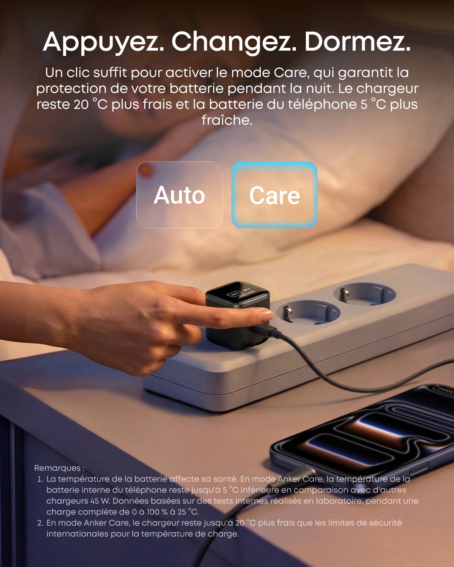 Chargeur Anker Nano (45 W, écran intelligent) | Lot de 2