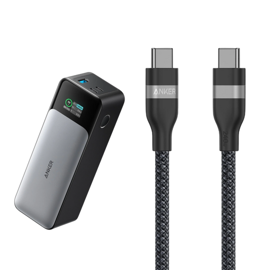 Chargeur Anker 737 + Câble USB-C vers USB-C (240 W, 90 CM)