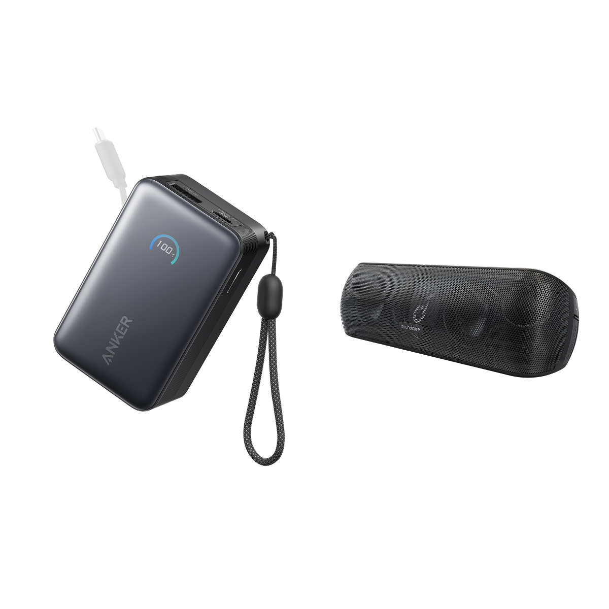 Batterie externe Anker Nano (10K, 45 W) + Motion + | Enceinte Bluetooth puissante