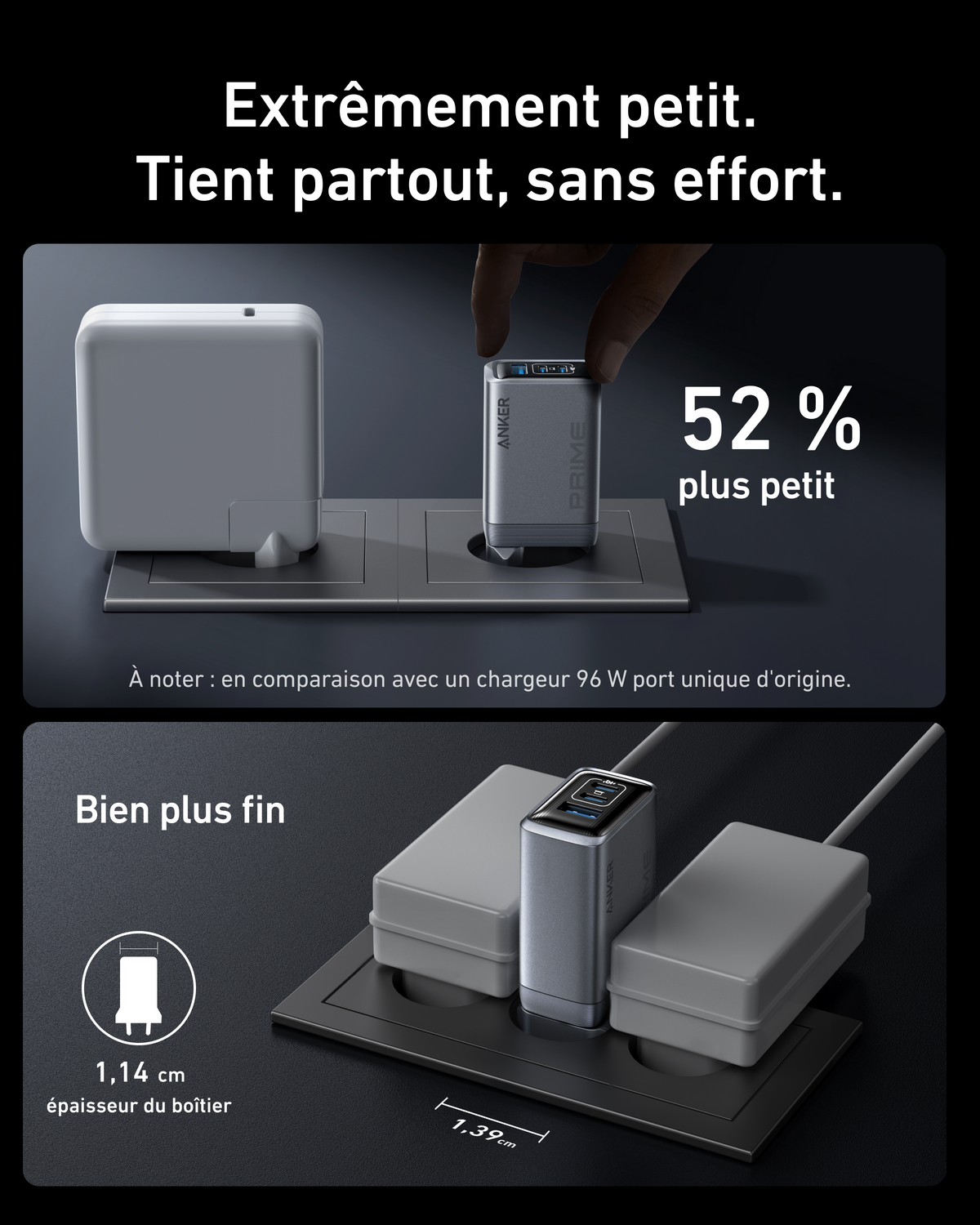 Anker MagGo (3-en-1) + Chargeur Prime (100 W, 3 ports, GaN)