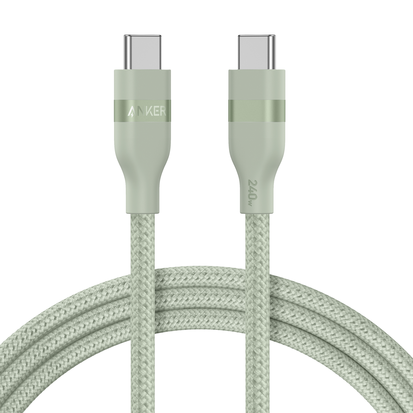 Câble Anker USB-C vers USB-C (240 W, upcyclé et tressé)