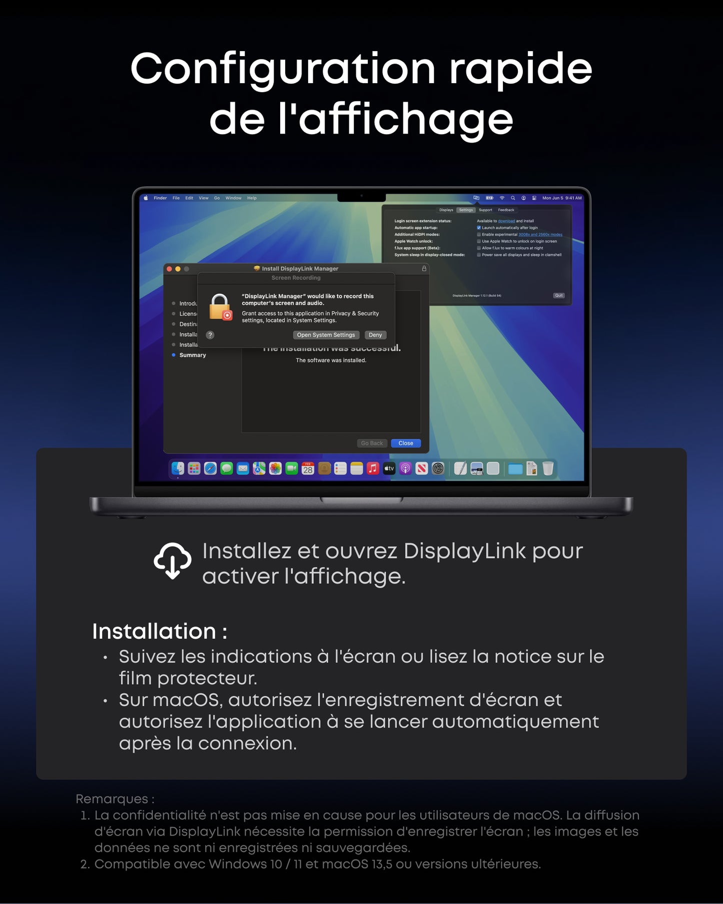Station d’accueil Anker Prime (14-en-1, triple affichage, DisplayLink)