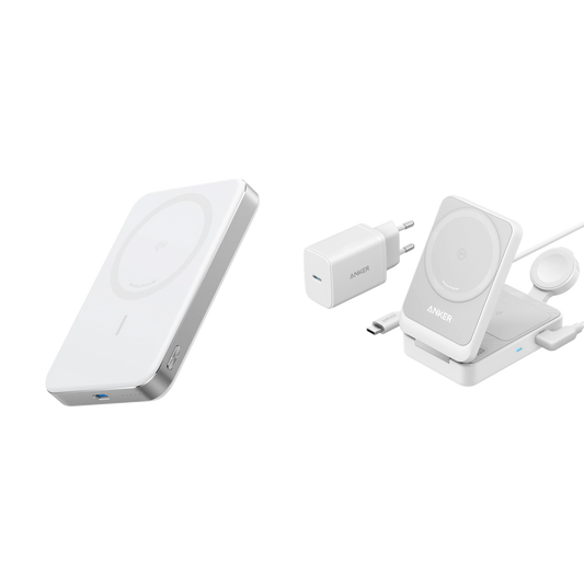 Station de recharge sans fil Anker (3-en-1)+ PowerBank MagGo (10 000 mAh)