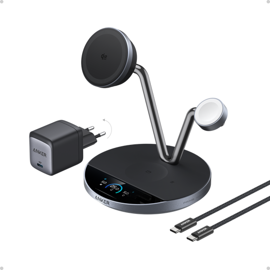 Station de charge sans fil Qi2 Anker Prime (3-en-1)