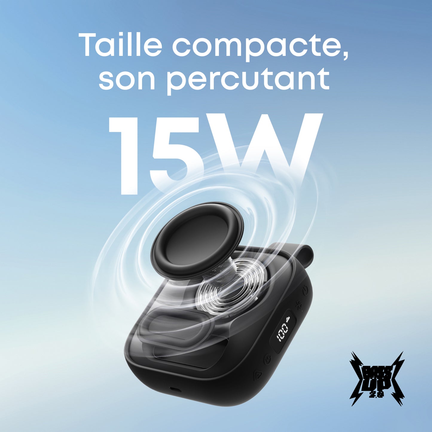 Boom Go 3i + Chargeur Anker Nano (45 W, écran intelligent)