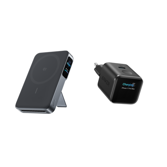 Anker MagGo Batterie externe 2 Pro + Chargeur Anker Nano (45 W, écran intelligent)