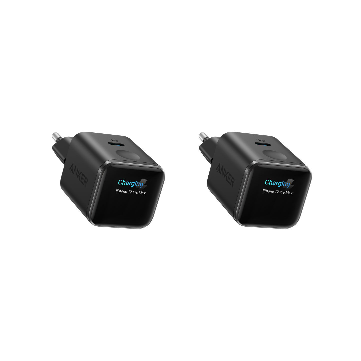Chargeur Anker Nano (45 W, écran intelligent) | Lot de 2