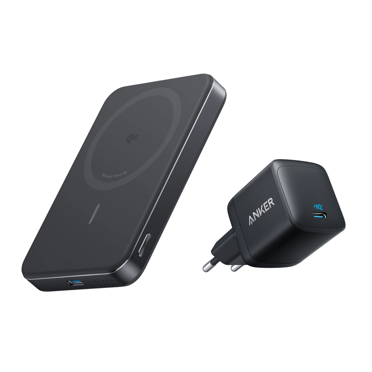 PowerBank Anker MagGo (10K, Slim) + Anker &lt;b&gt;313&lt;/b&gt; chargeur ACE 45 W